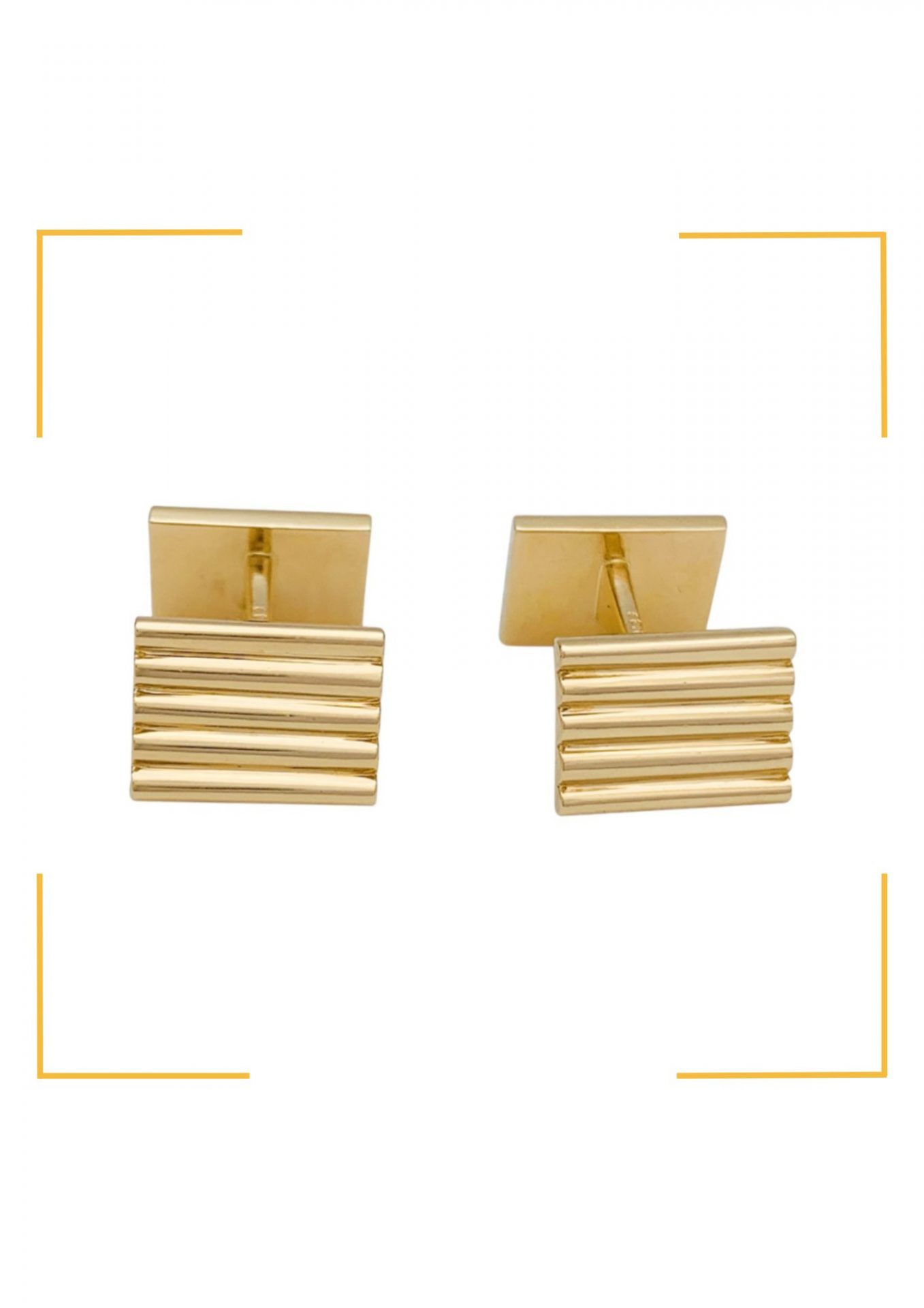 Boutons de manchette signés vintage - Maison Eloe