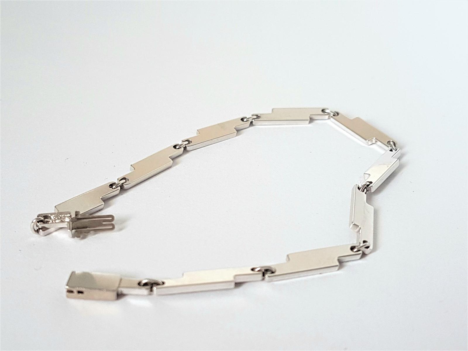 Dinh Van Bracelet Seventies White gold Diamond