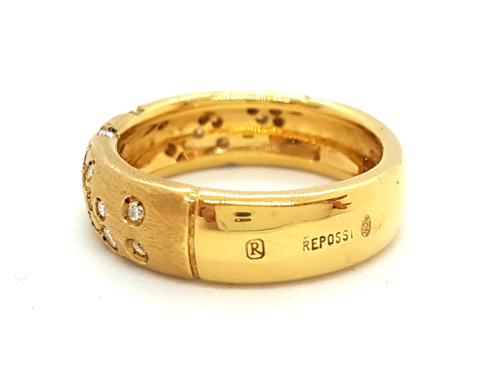 Repossi Astral Ring Yellow Gold Diamond