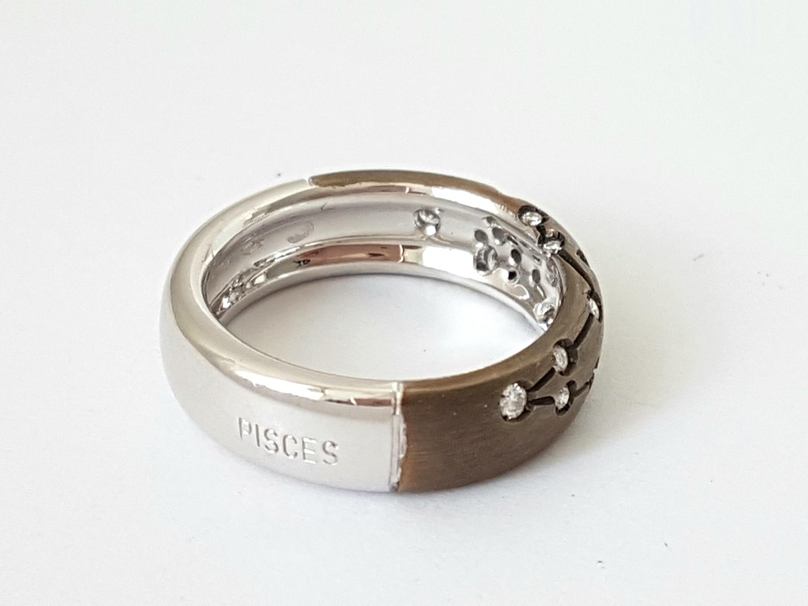 Repossi Astral Ring Black Gold Diamond