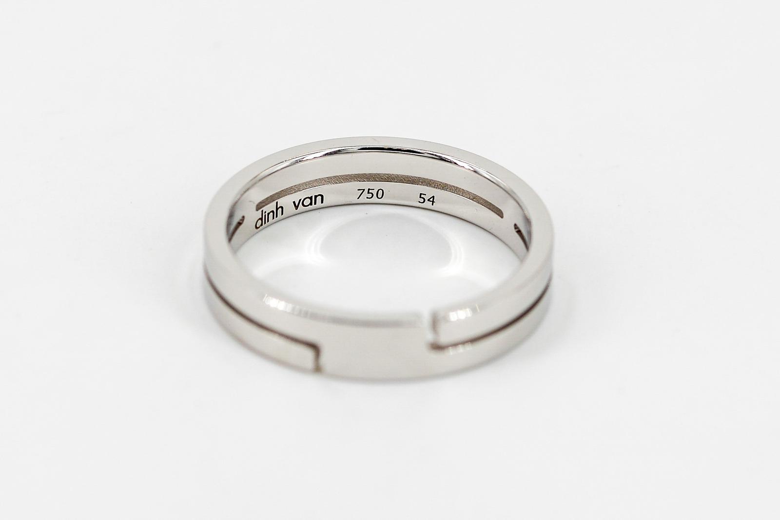 Dinh Van Seventies Ring White Gold