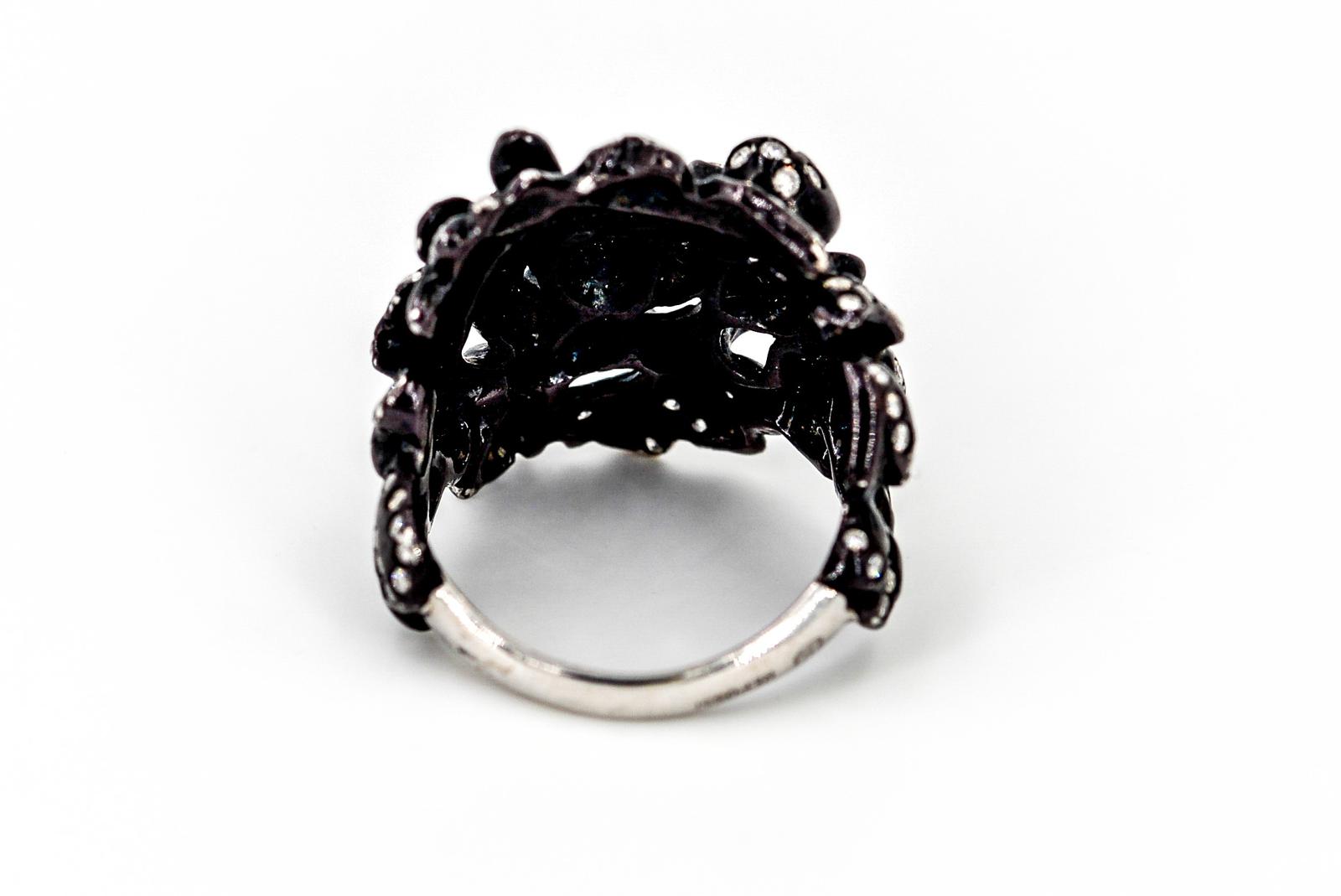 Repossi Nérée Ring Black Gold Diamond