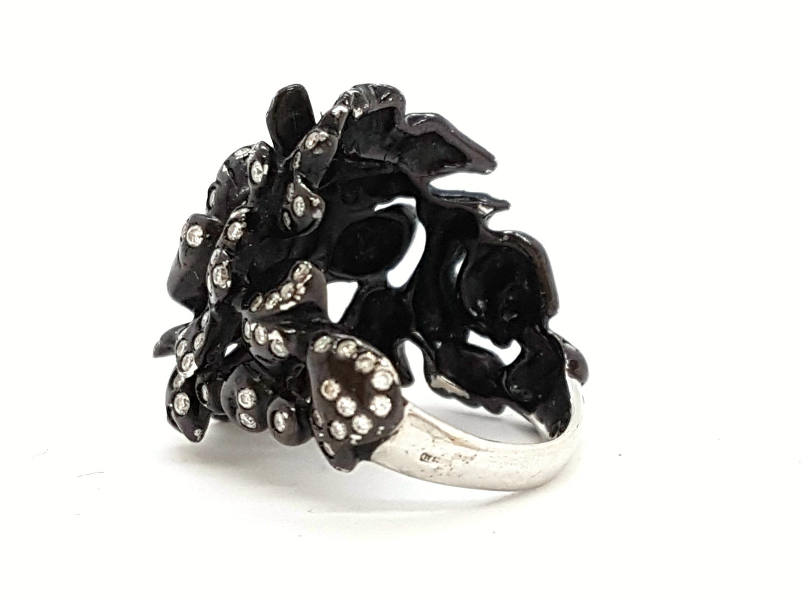 Repossi Nérée Ring Black Gold Diamond