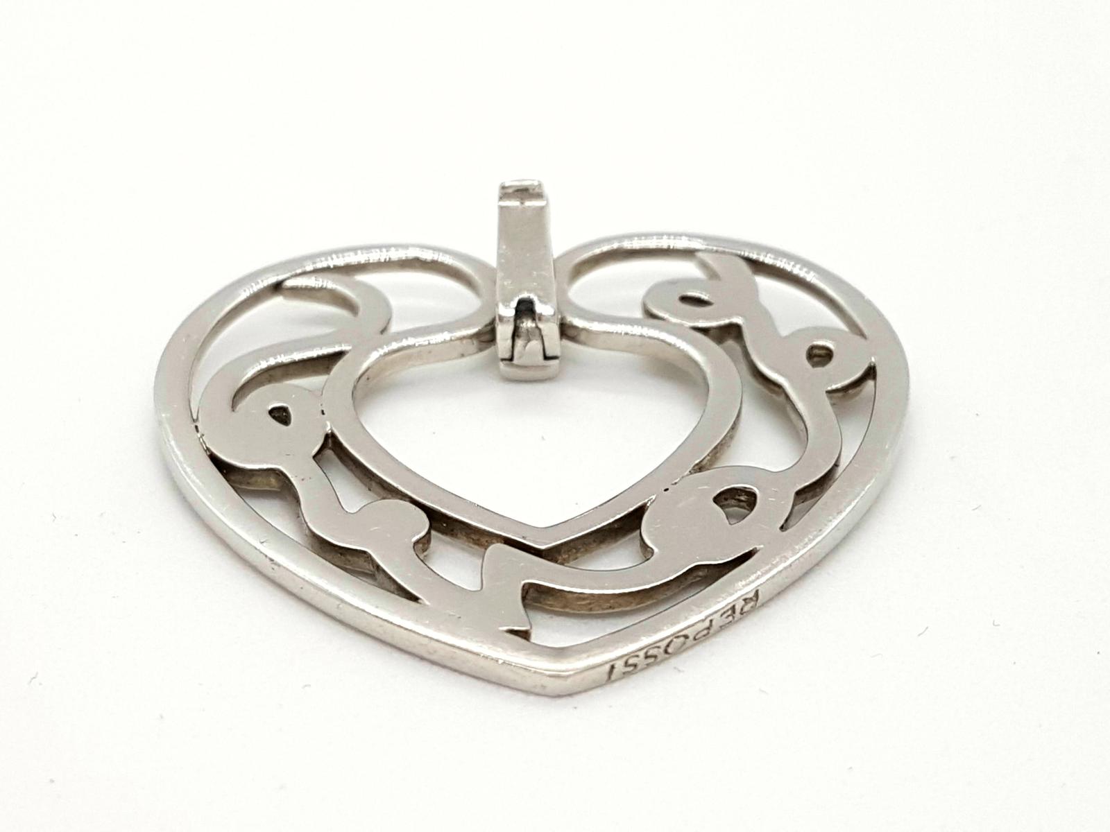 Repossi Love Pendant White Gold Diamond