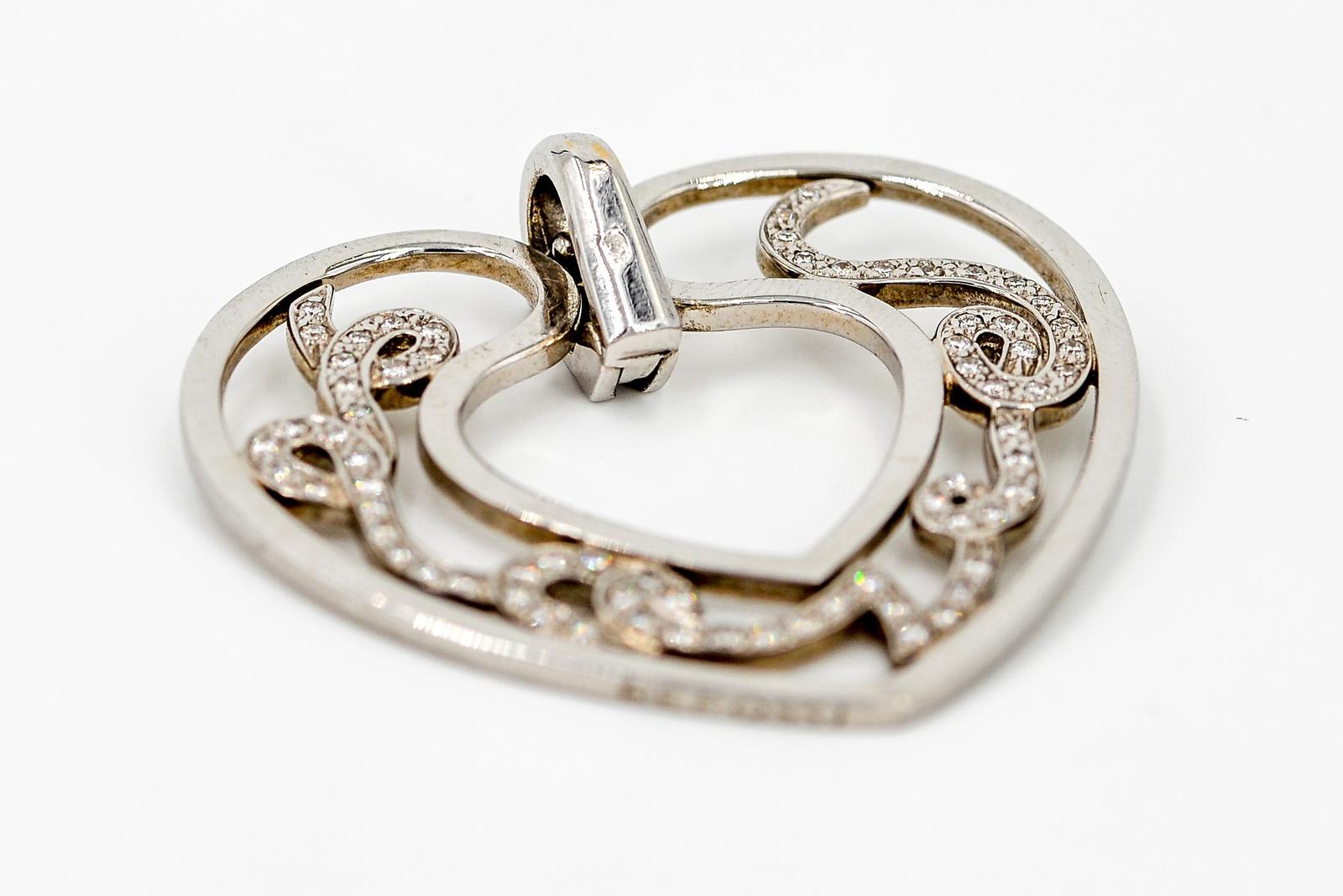 Repossi Love Pendant White Gold Diamond