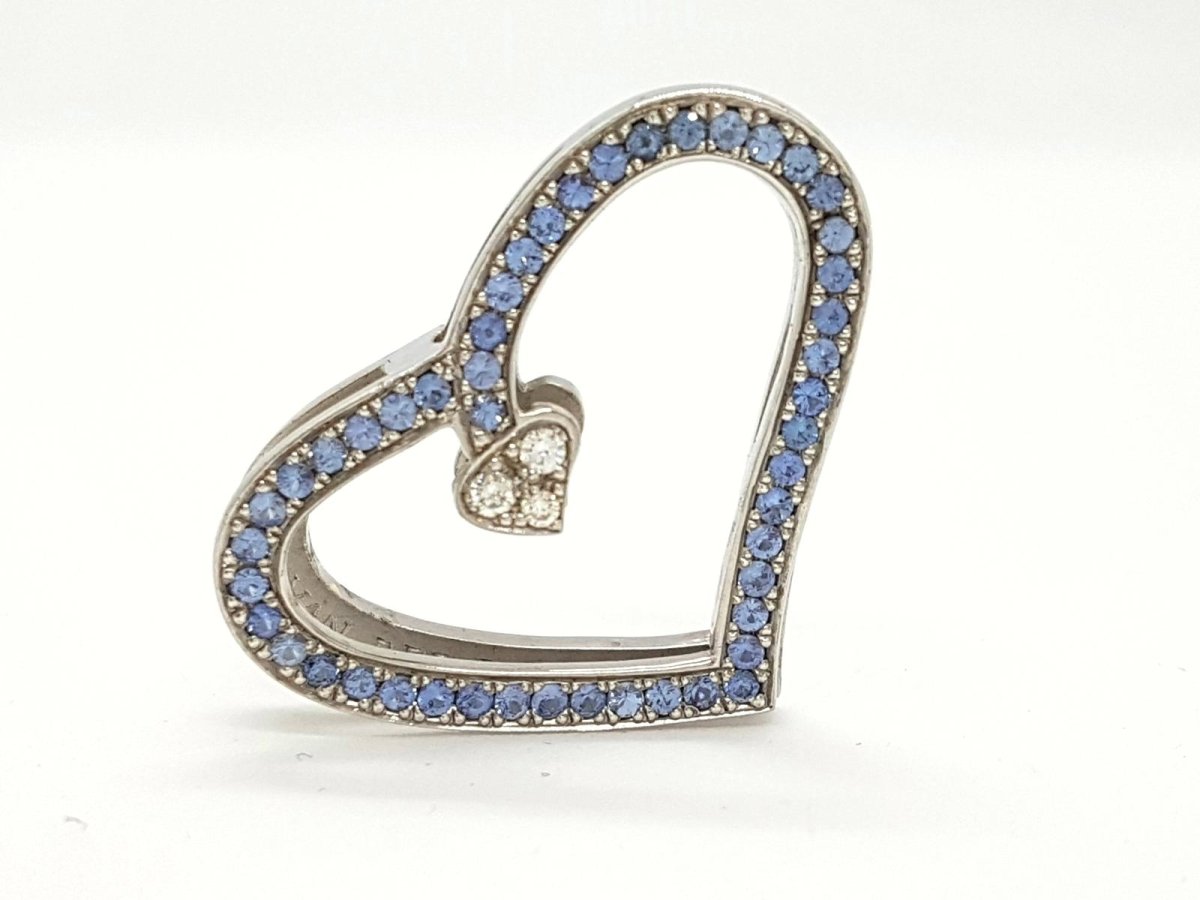 Van der Bauwede Pendentif Argent Diamant - Maison Eloe
