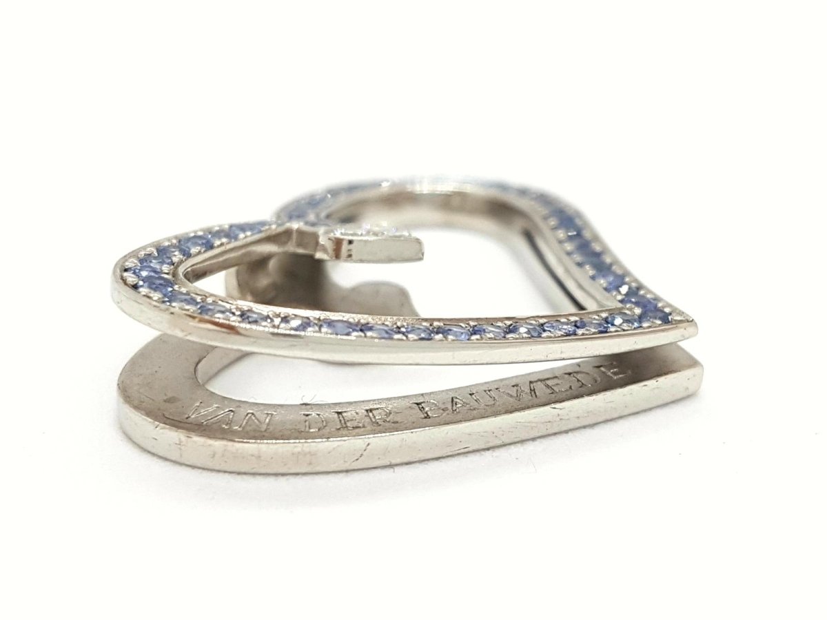 Van der Bauwede Pendentif Argent Diamant - Maison Eloe