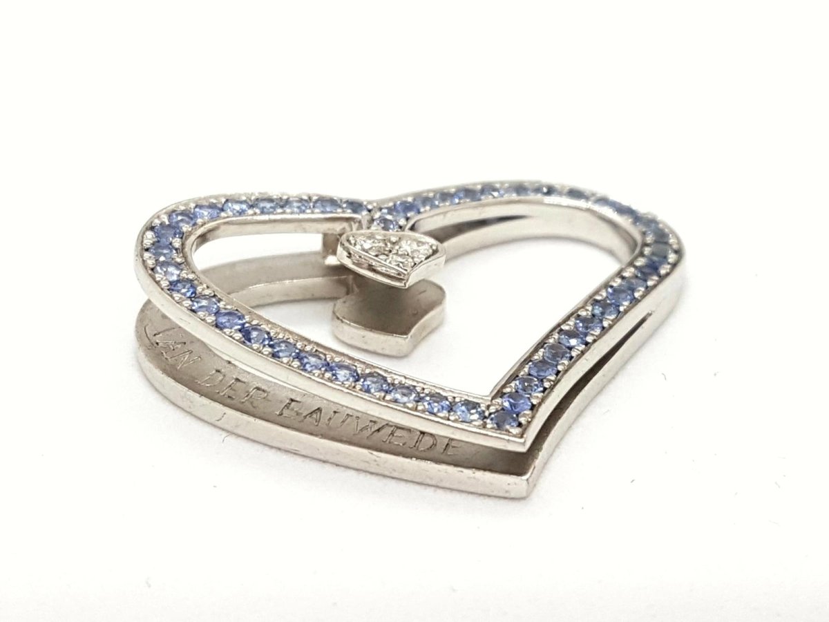 Van der Bauwede Pendentif Argent Diamant - Maison Eloe