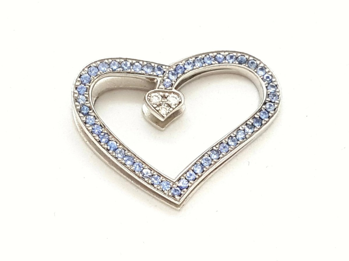 Van der Bauwede Pendentif Argent Diamant - Maison Eloe