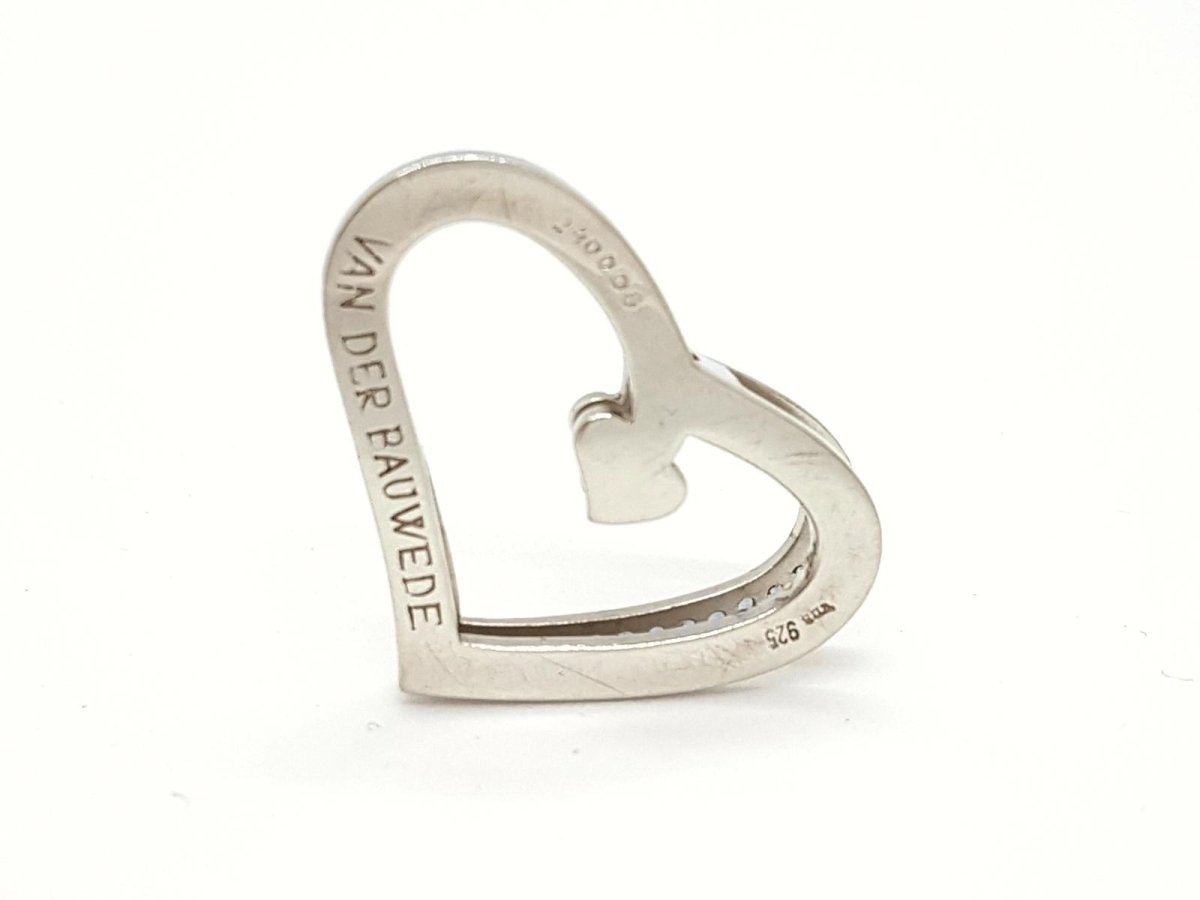 Van der Bauwede Pendentif Argent Diamant - Maison Eloe