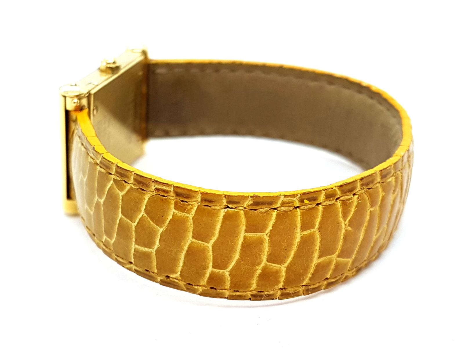 OJ Perrin Milady Yellow Gold Watch