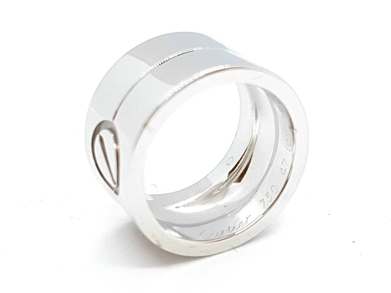 Cartier Love Ring White Gold
