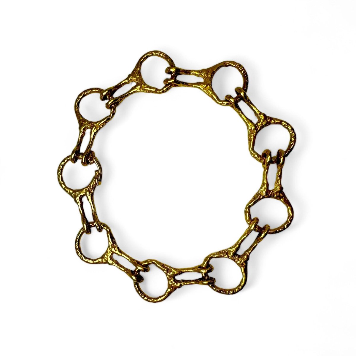 Bracelet « Mésopotamie » en or jaune d’après Georges BRAQUE - Maison Eloe