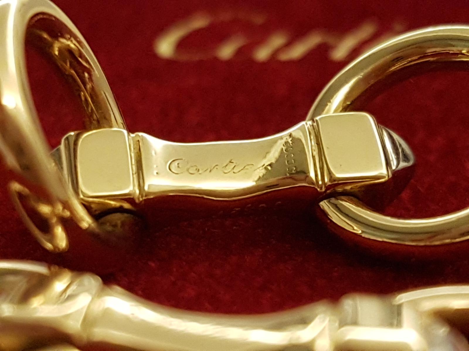 Cartier Boutons de manchette  Or jaune, Or blanc