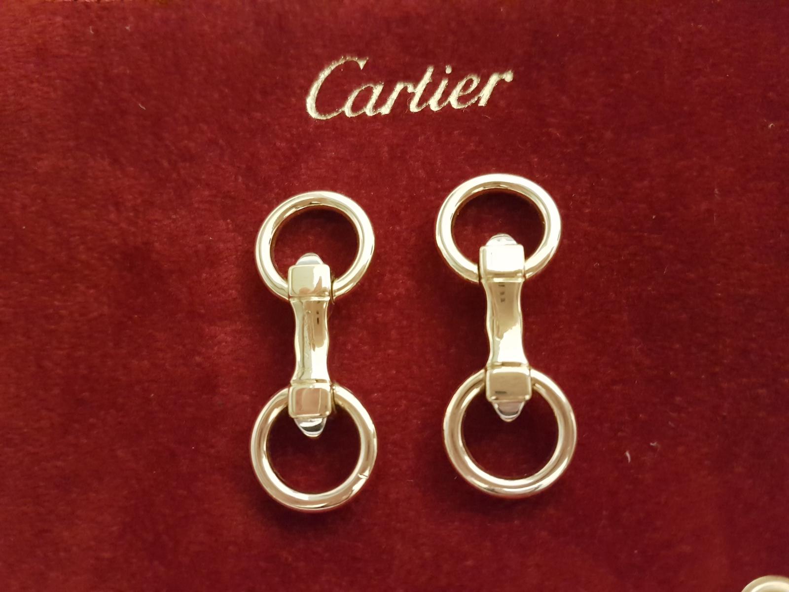 Cartier Cufflinks Yellow gold, White gold