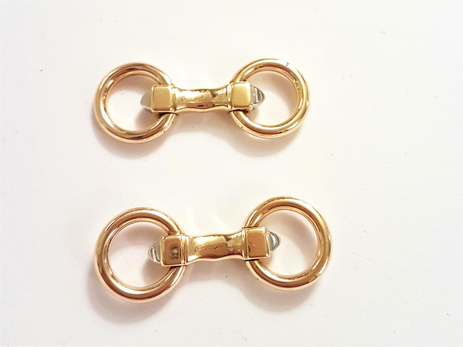 Cartier Cufflinks Yellow gold, White gold