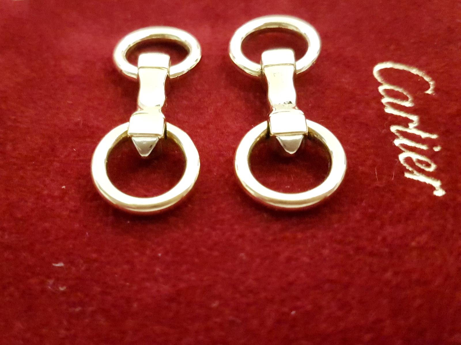 Cartier Cufflinks Yellow gold, White gold