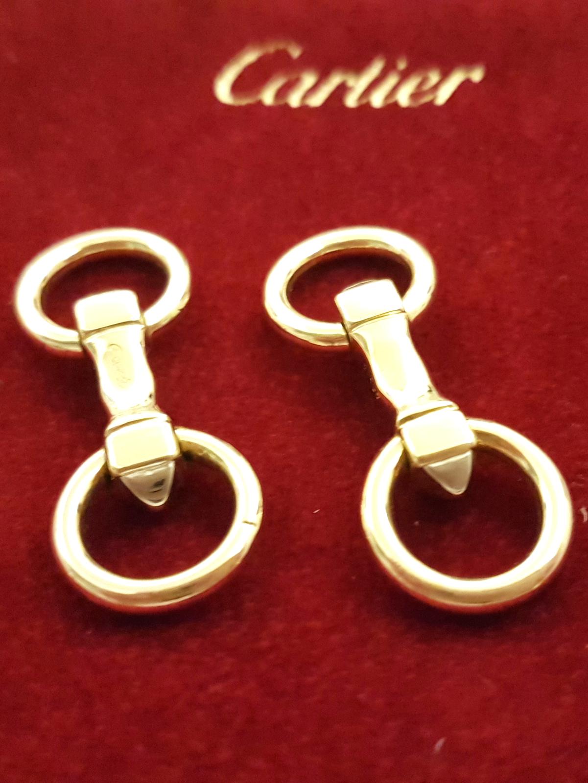 Cartier Cufflinks Yellow gold, White gold