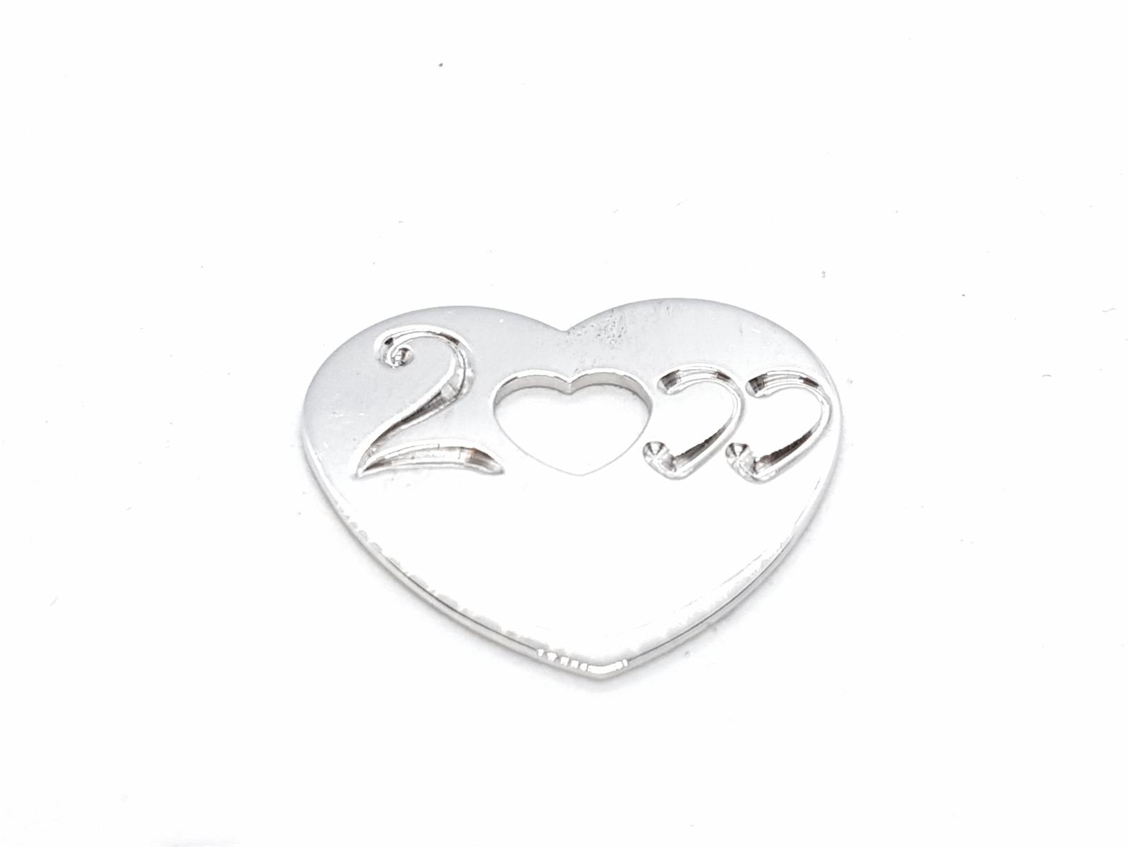 Poiray Pendentif Coeur Or blanc