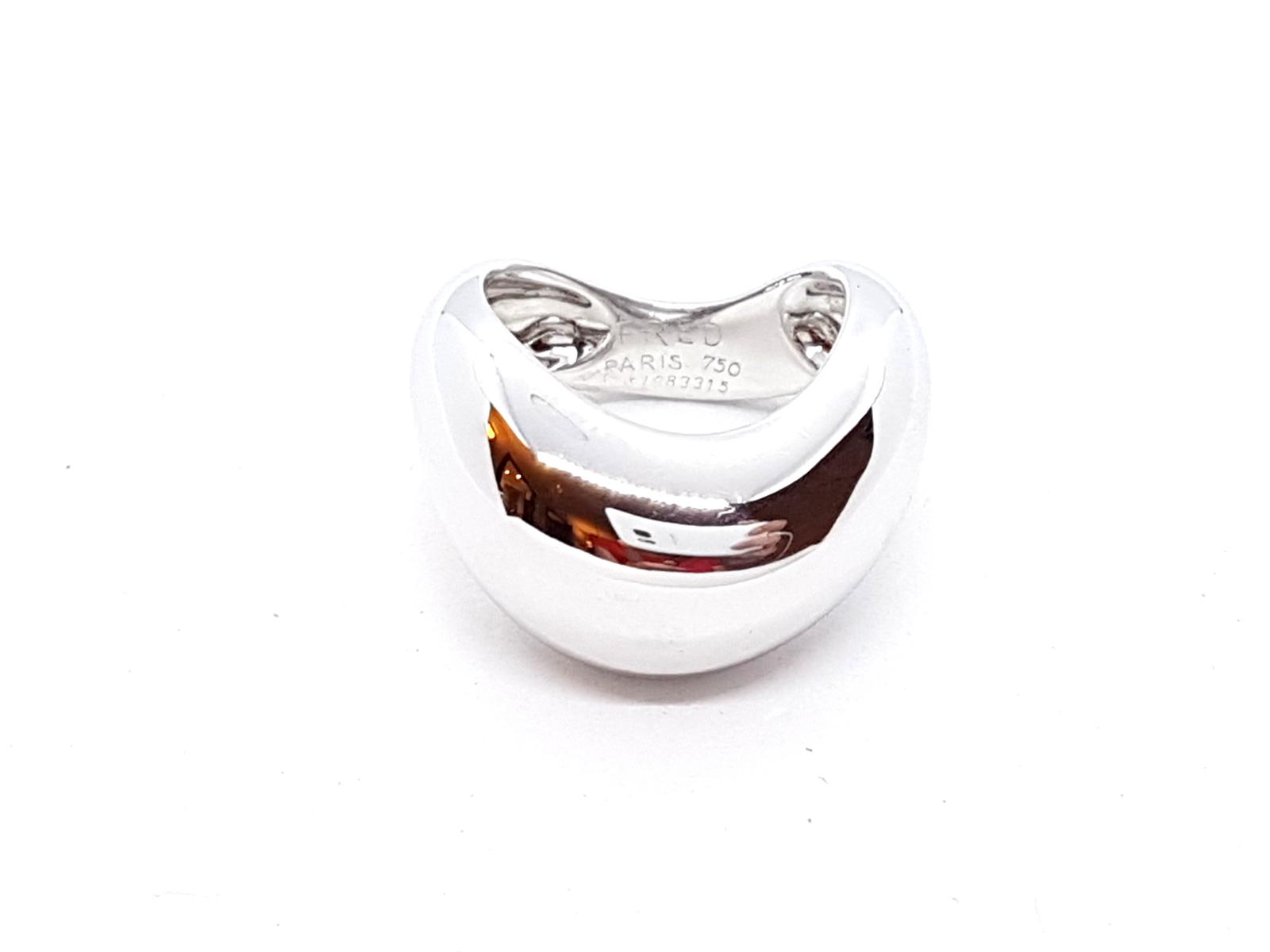Fred Bague Mouvementé Or blanc