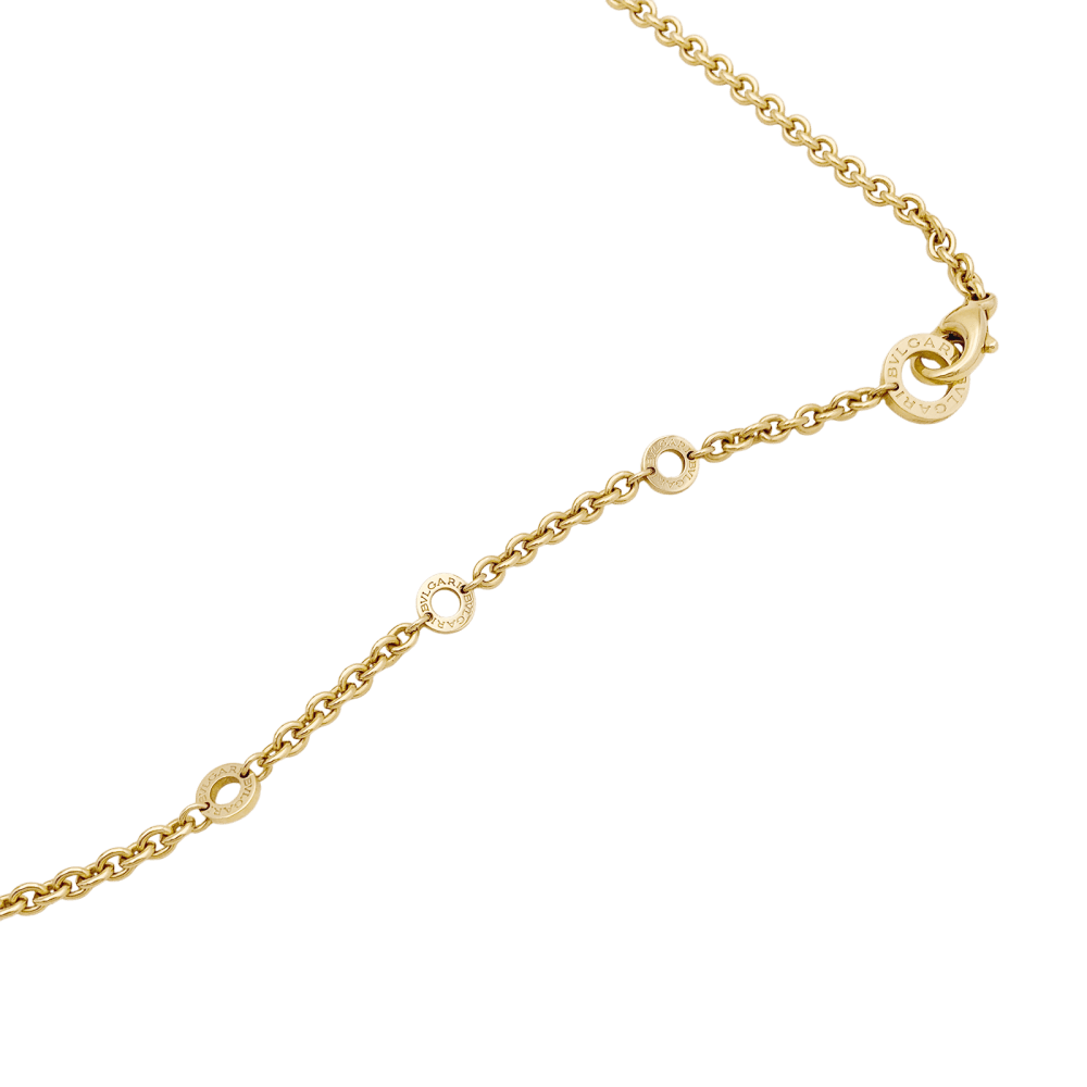 Collier BULGARI "Bulgari Bulgari" en or jaune 750/000 et nacre.