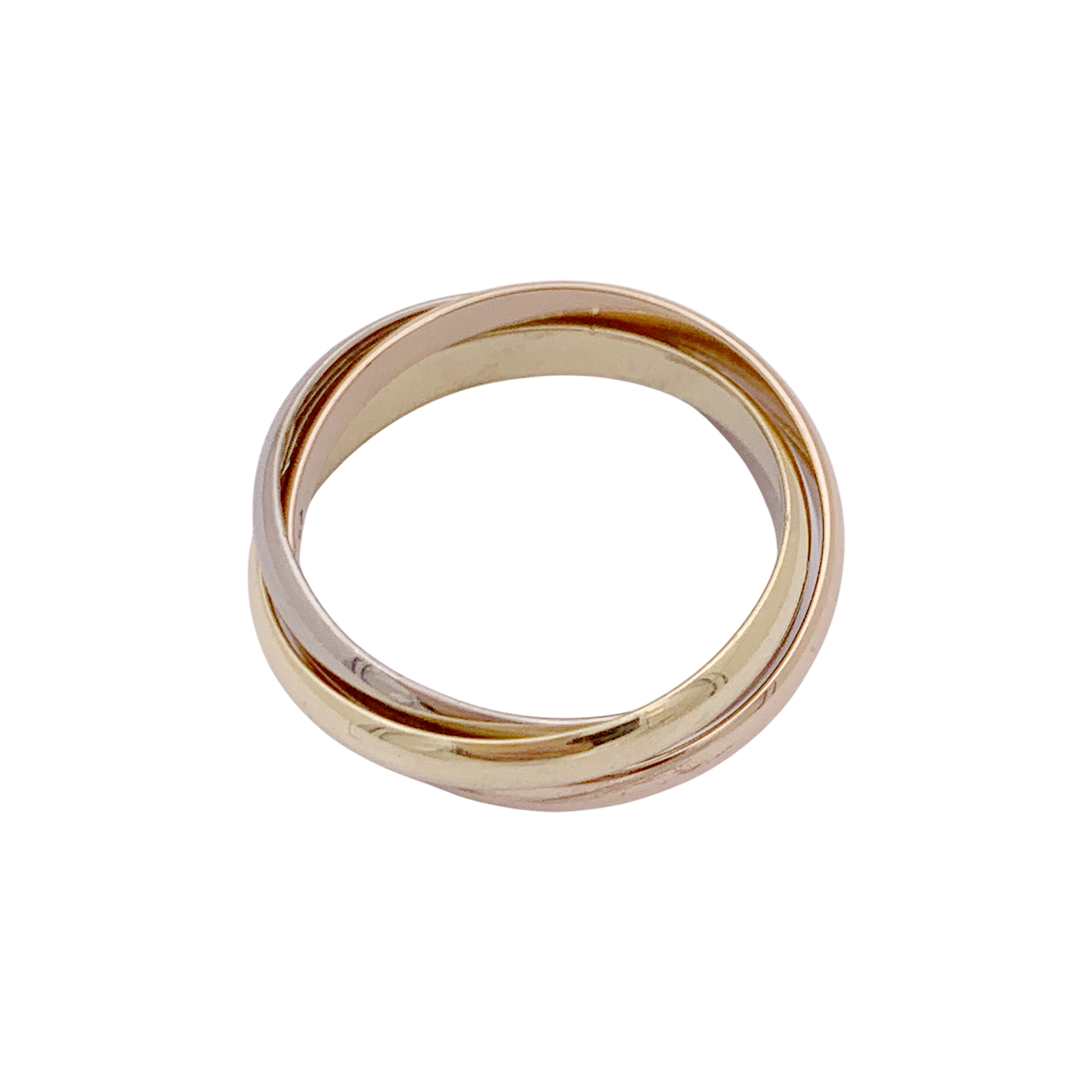 Bague CARTIER Trinity, trois ors.