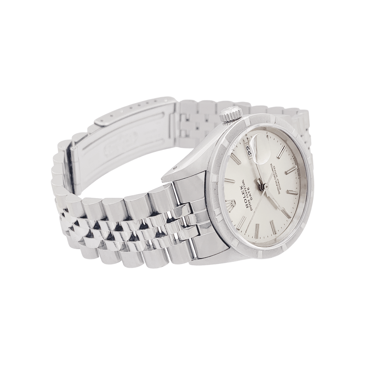 Montre Rolex "Oyster Perpetual Date" acier. - Maison Eloe