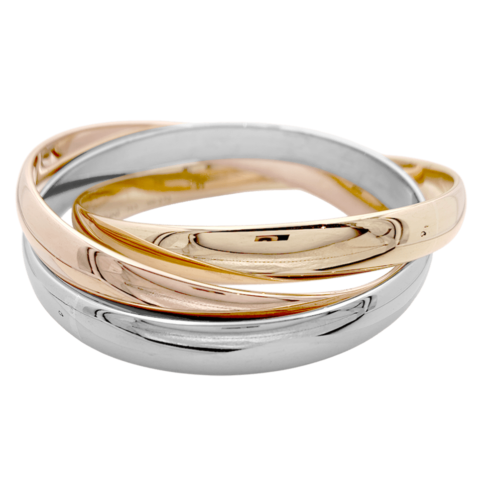 Bracelet Cartier, "Trinity", trois ors. - Maison Eloe