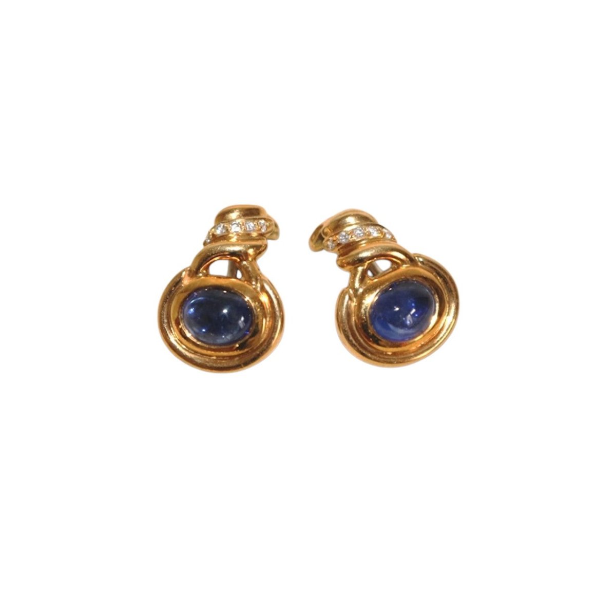 Patek Philippe vintage Parure Collier Maille et Boucles d'oreilles Clips en or jaune - Maison Eloe