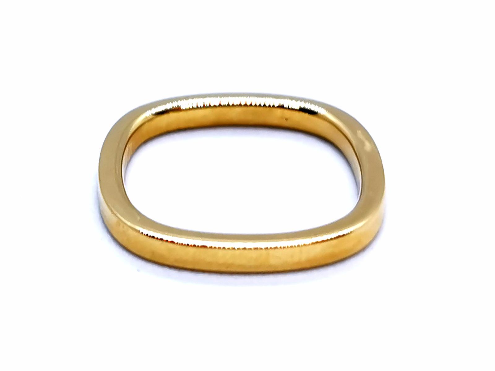 Dinh Van Ring Wedding Ring Square Yellow Gold
