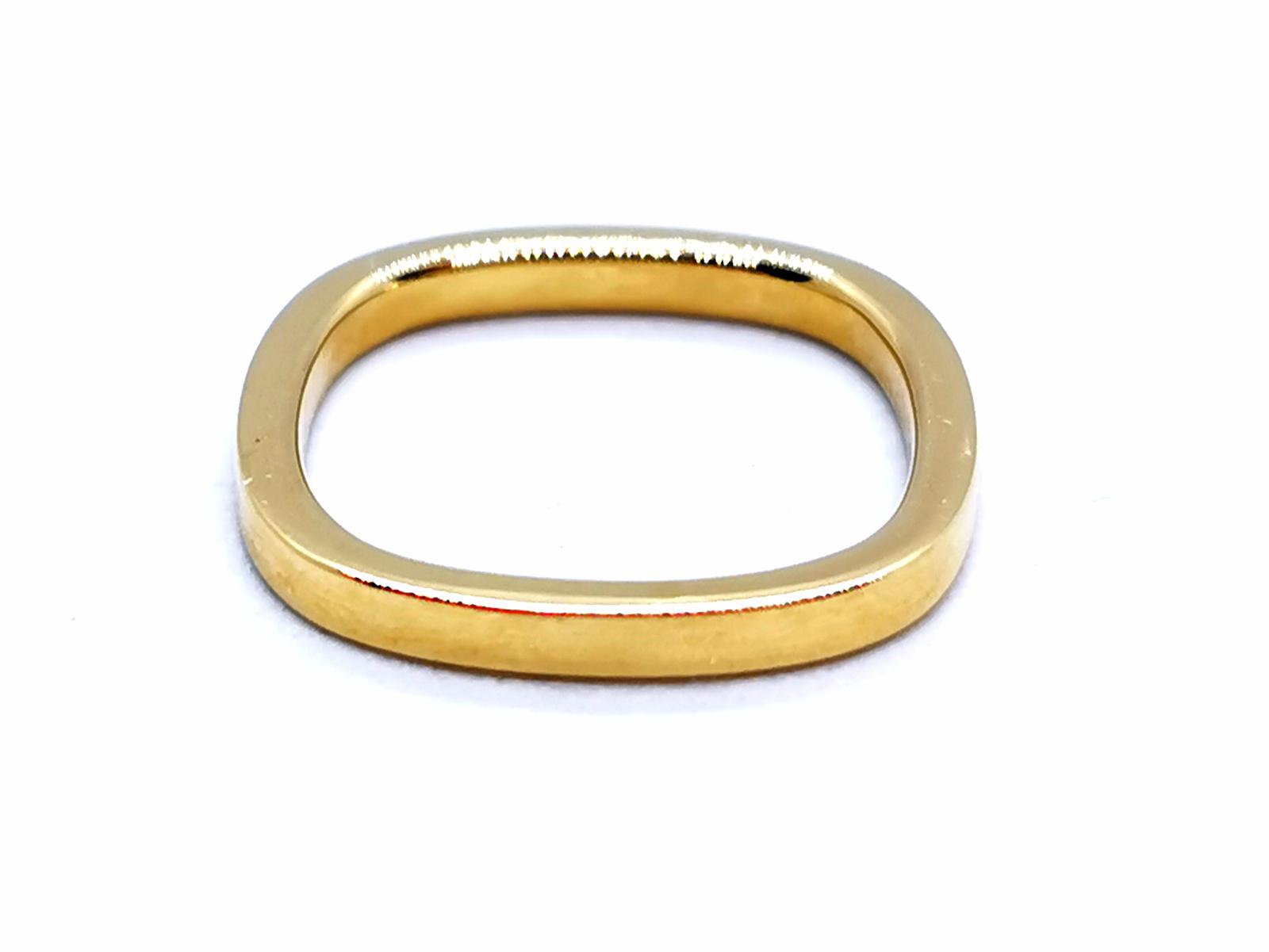 Dinh Van Ring Wedding Ring Square Yellow Gold