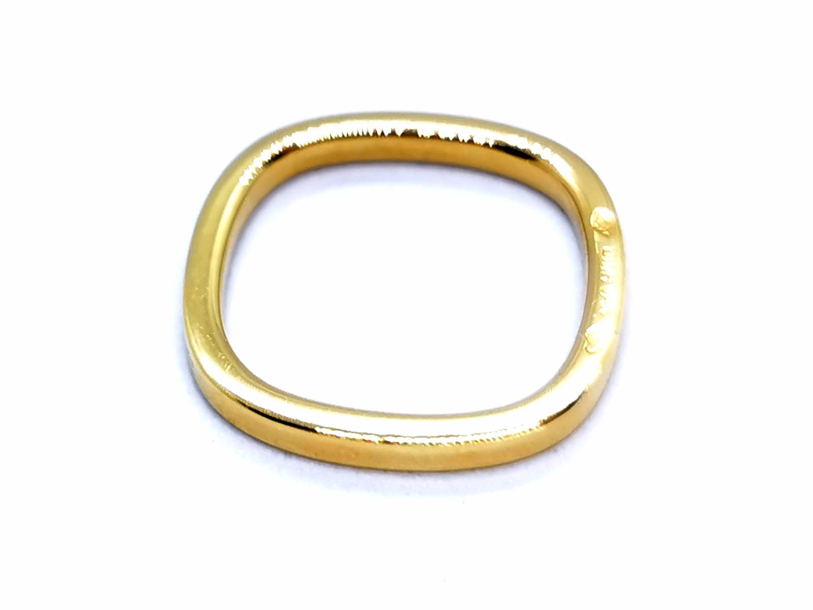 Dinh Van Ring Wedding Ring Square Yellow Gold