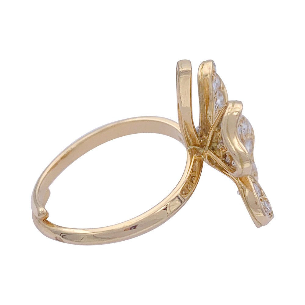 Bague Fred, or jaune, diamants. - Maison Eloe
