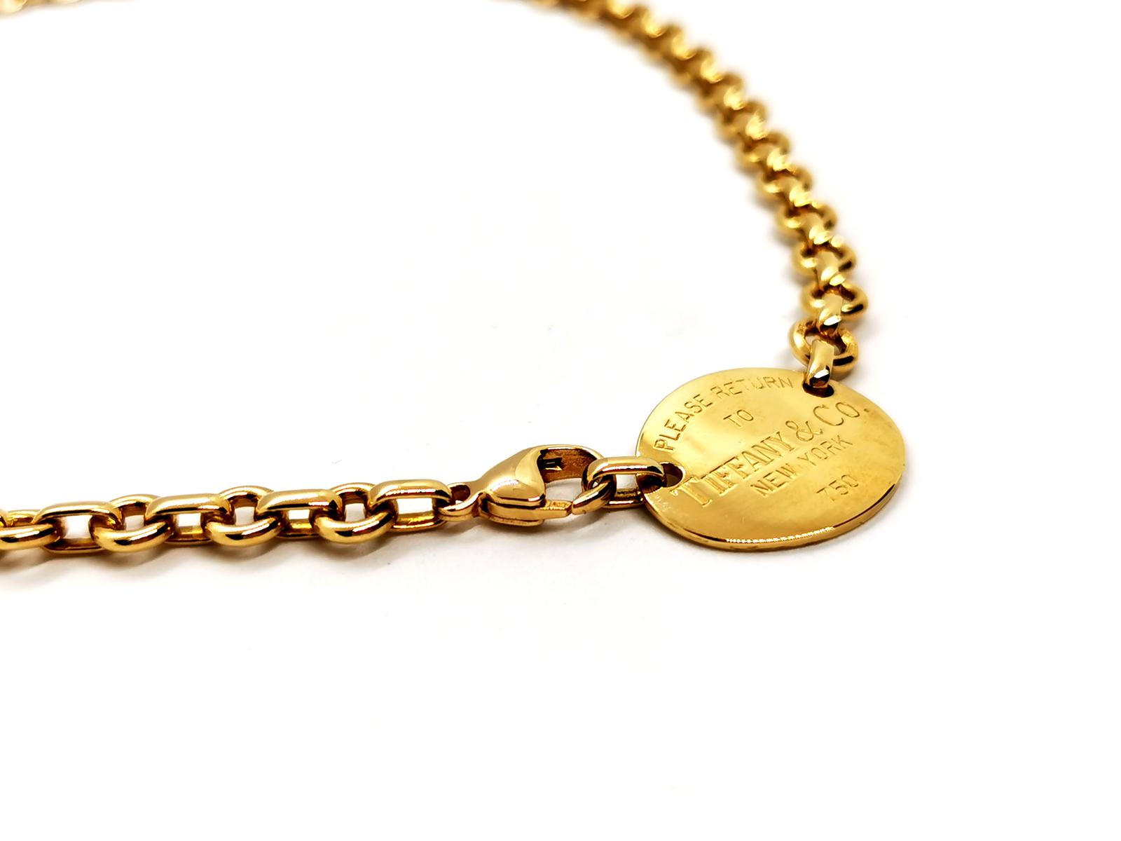 Tiffany & Co Return to Tiffany choker necklace Yellow gold