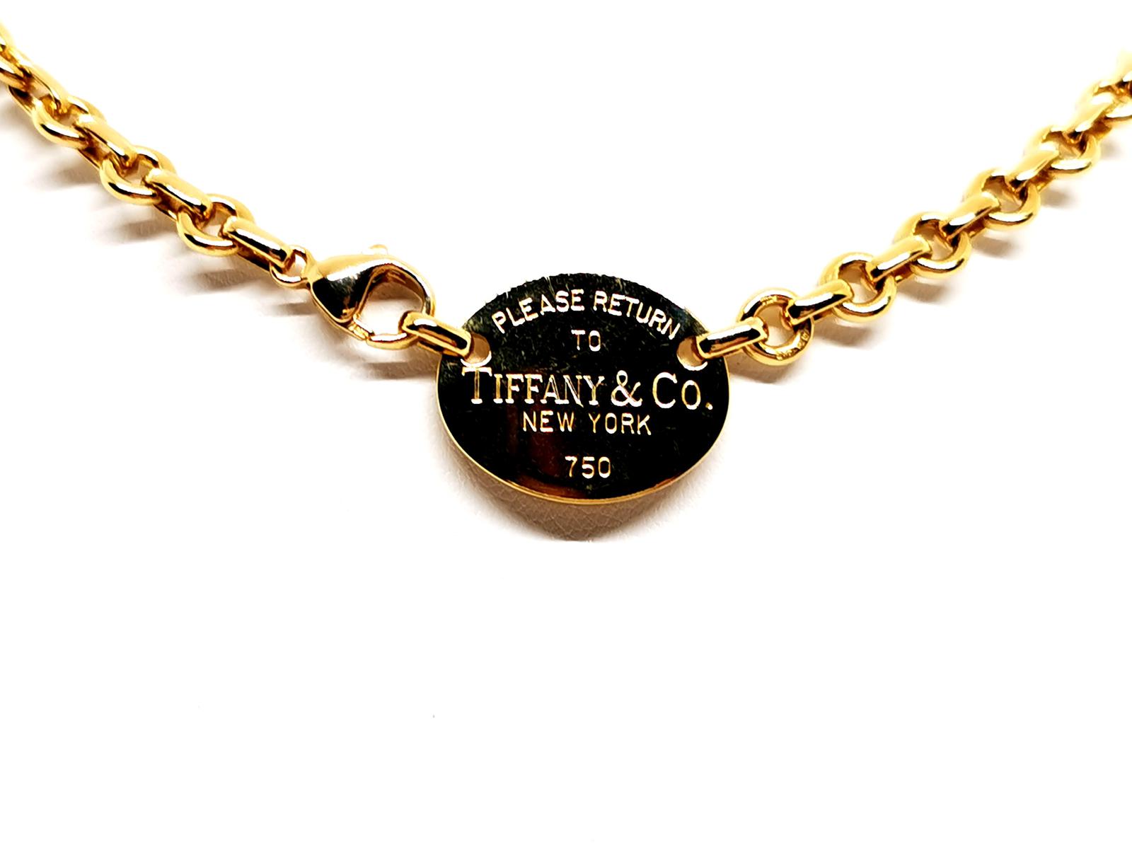 Tiffany & Co Return to Tiffany choker necklace Yellow gold