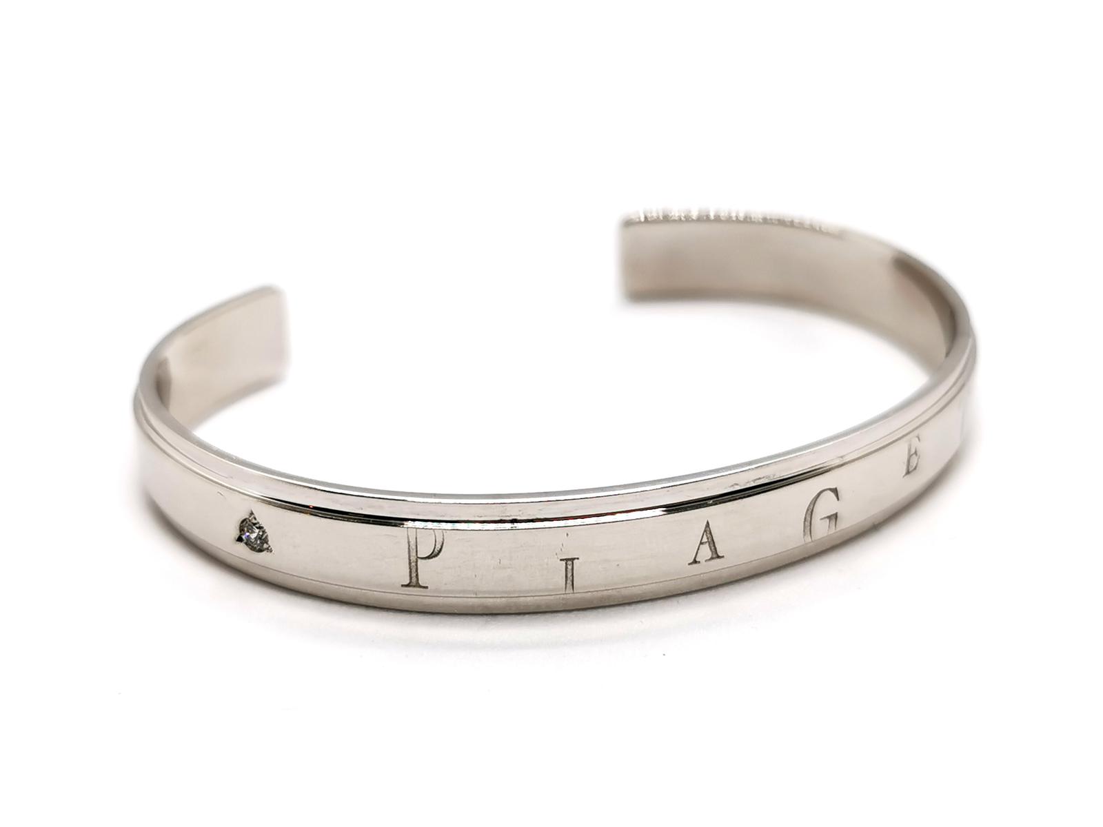 Piaget Bracelet Jonc Possession Or blanc Diamant