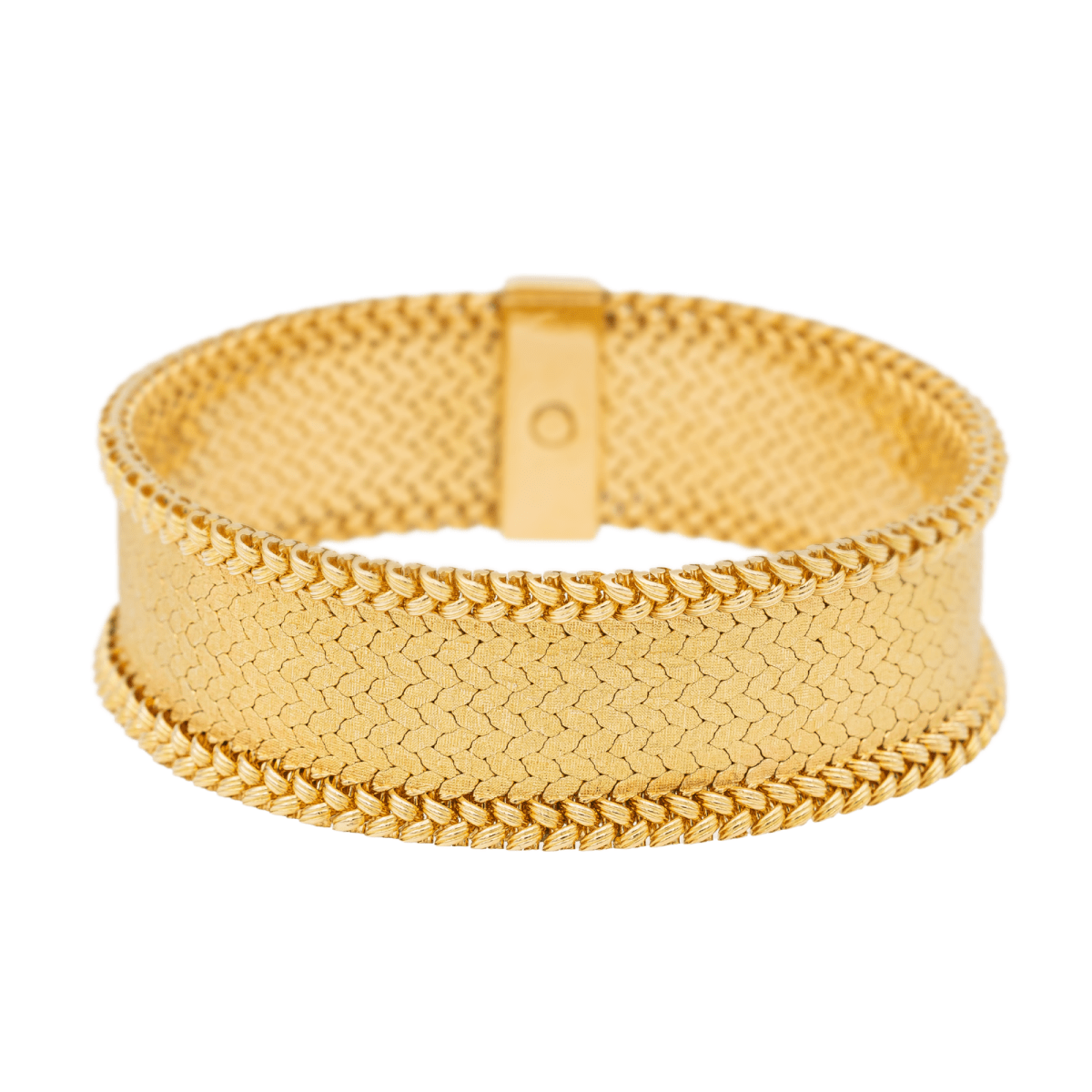Gay Frères Bracelet Manchette Or jaune Vintage - Maison Eloe