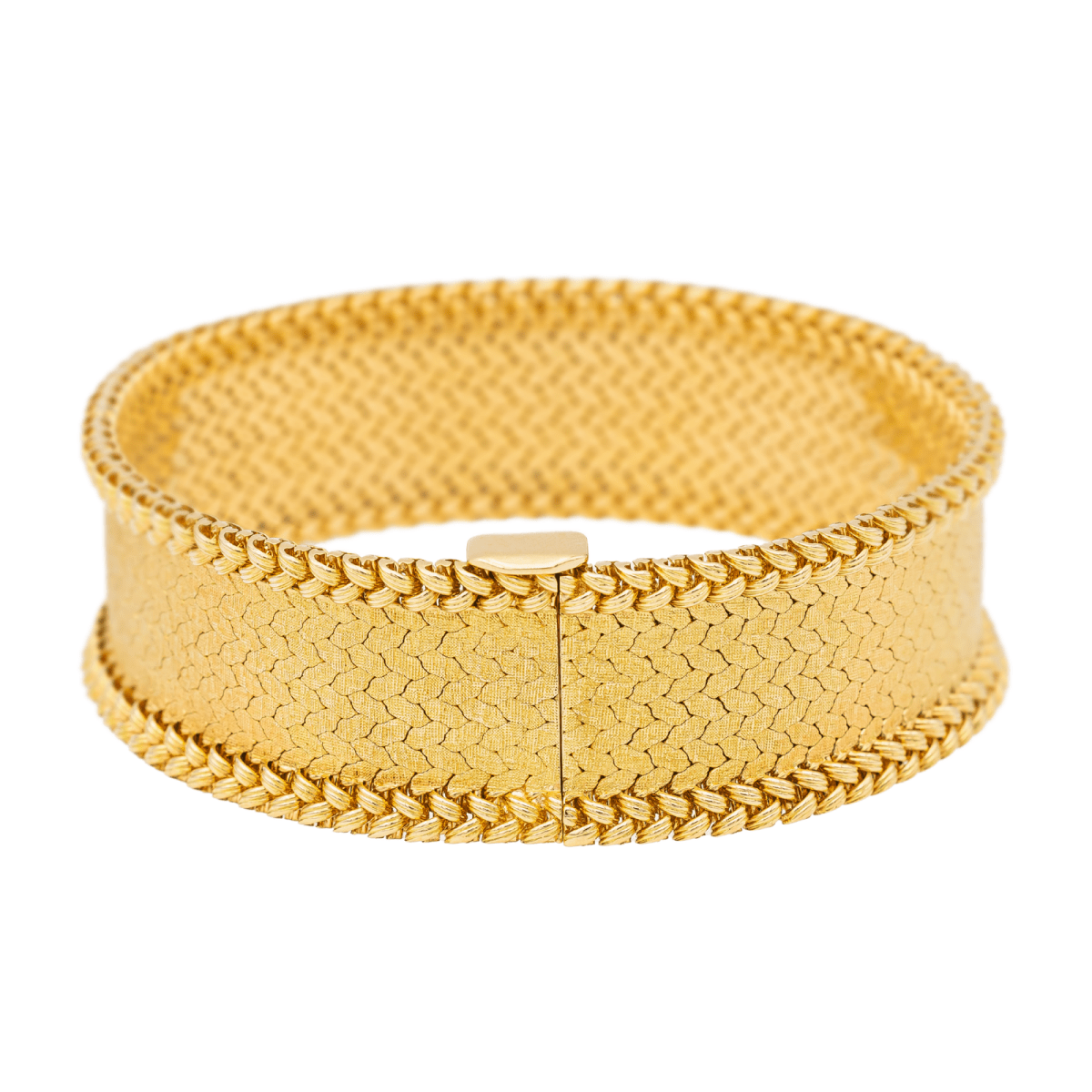Gay Frères Bracelet Manchette Or jaune Vintage - Maison Eloe