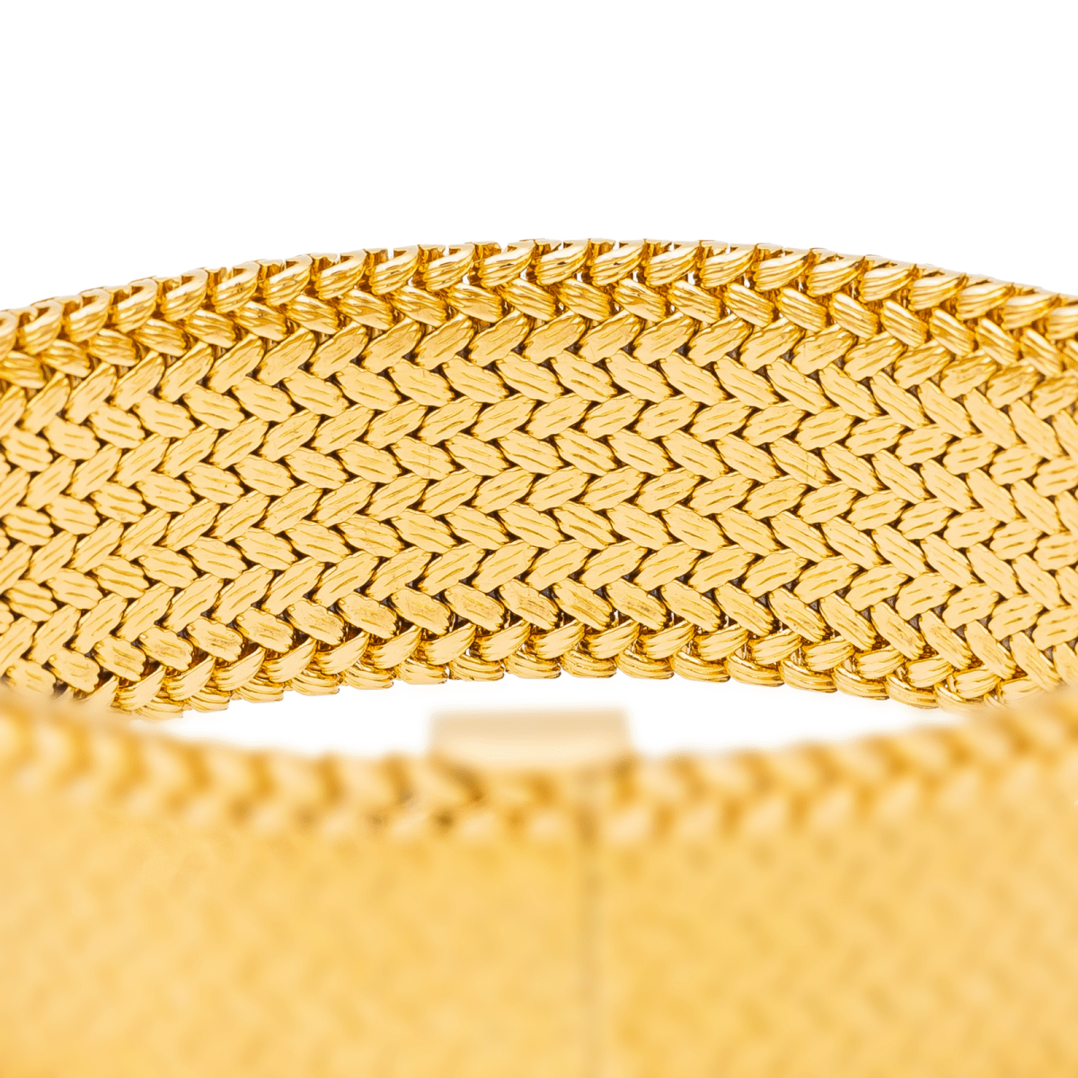 Gay Frères Bracelet Manchette Or jaune Vintage - Maison Eloe