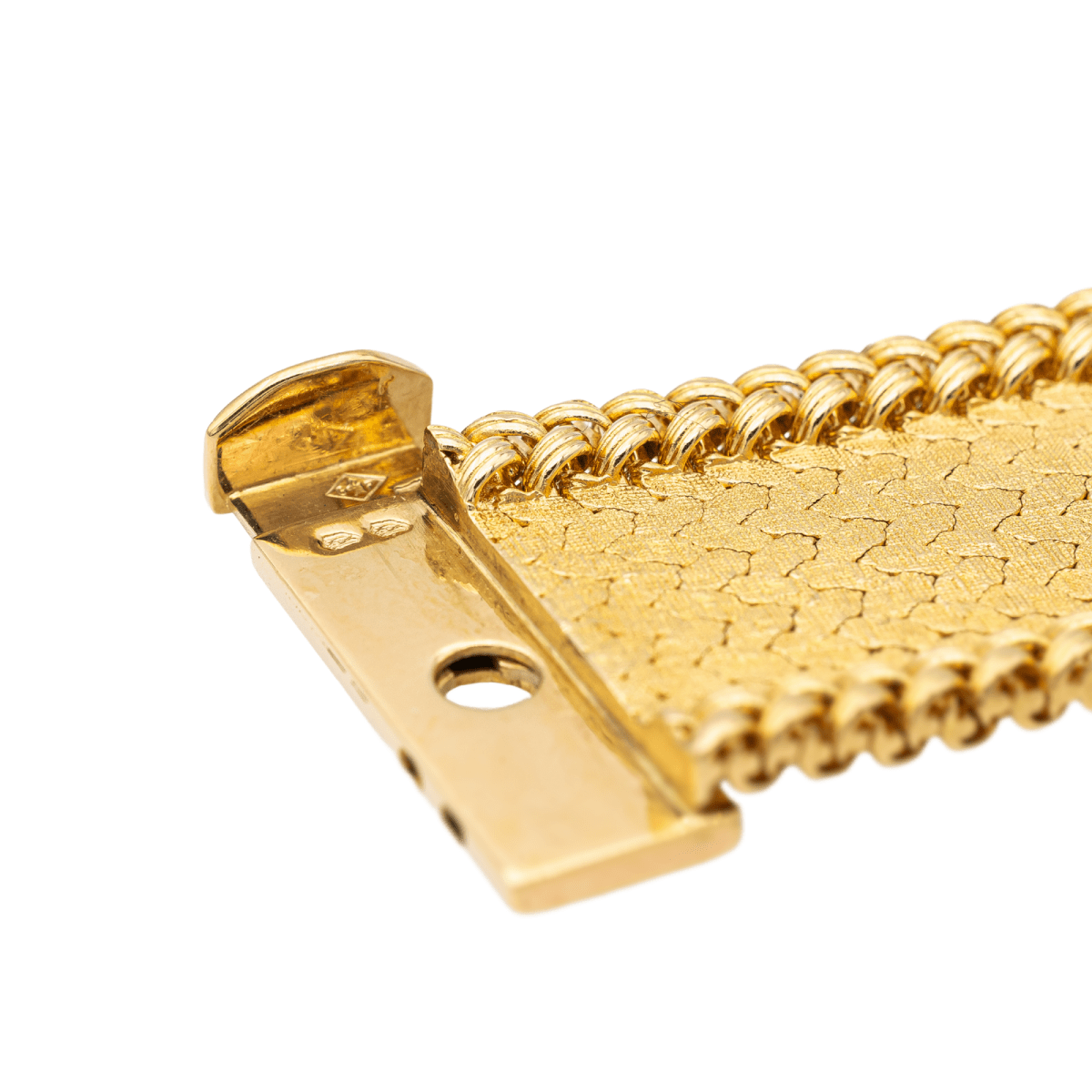 Gay Frères Bracelet Manchette Or jaune Vintage - Maison Eloe