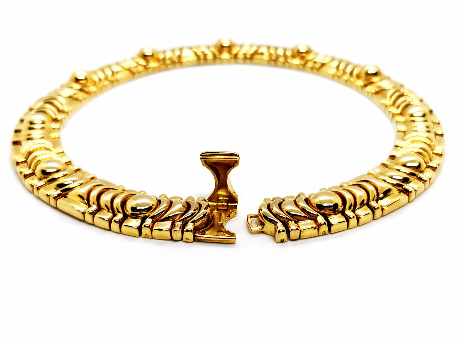 Piaget Tanagra Choker Necklace Yellow Gold