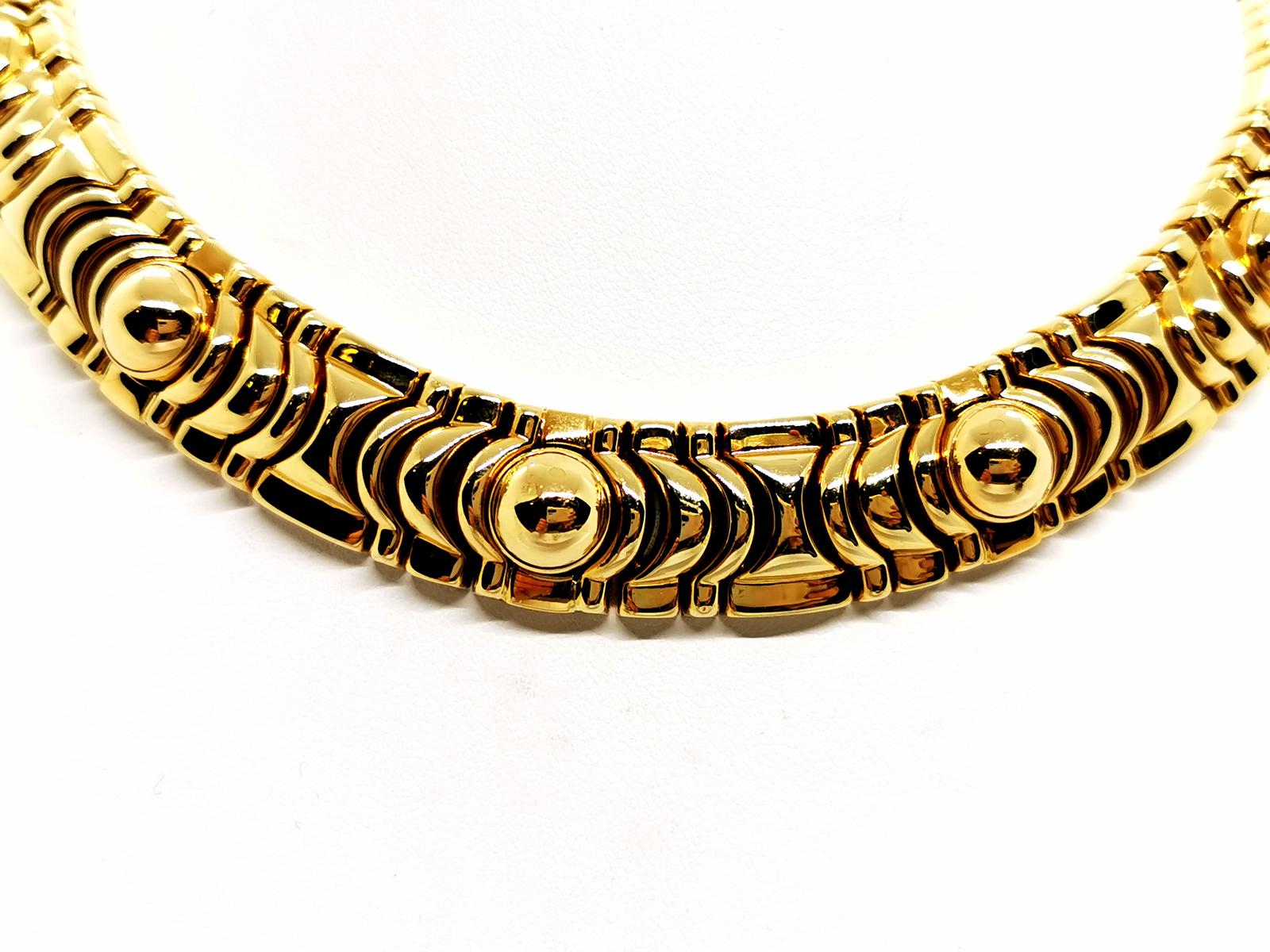 Piaget Tanagra Choker Necklace Yellow Gold