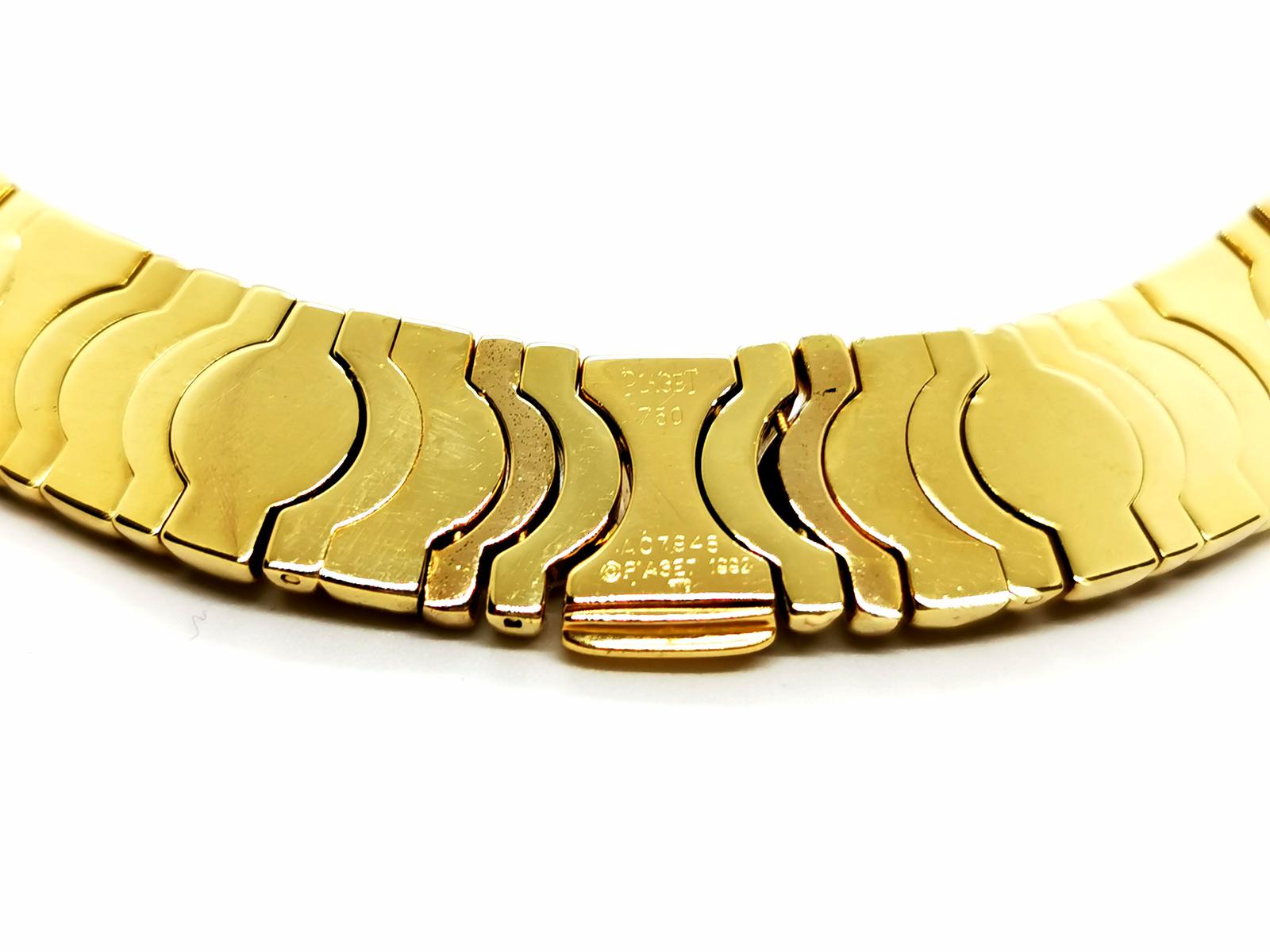 Piaget Tanagra Choker Necklace Yellow Gold