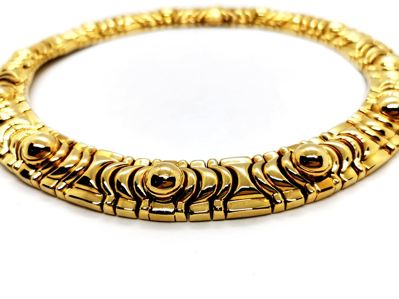Piaget Tanagra Choker Necklace Yellow Gold