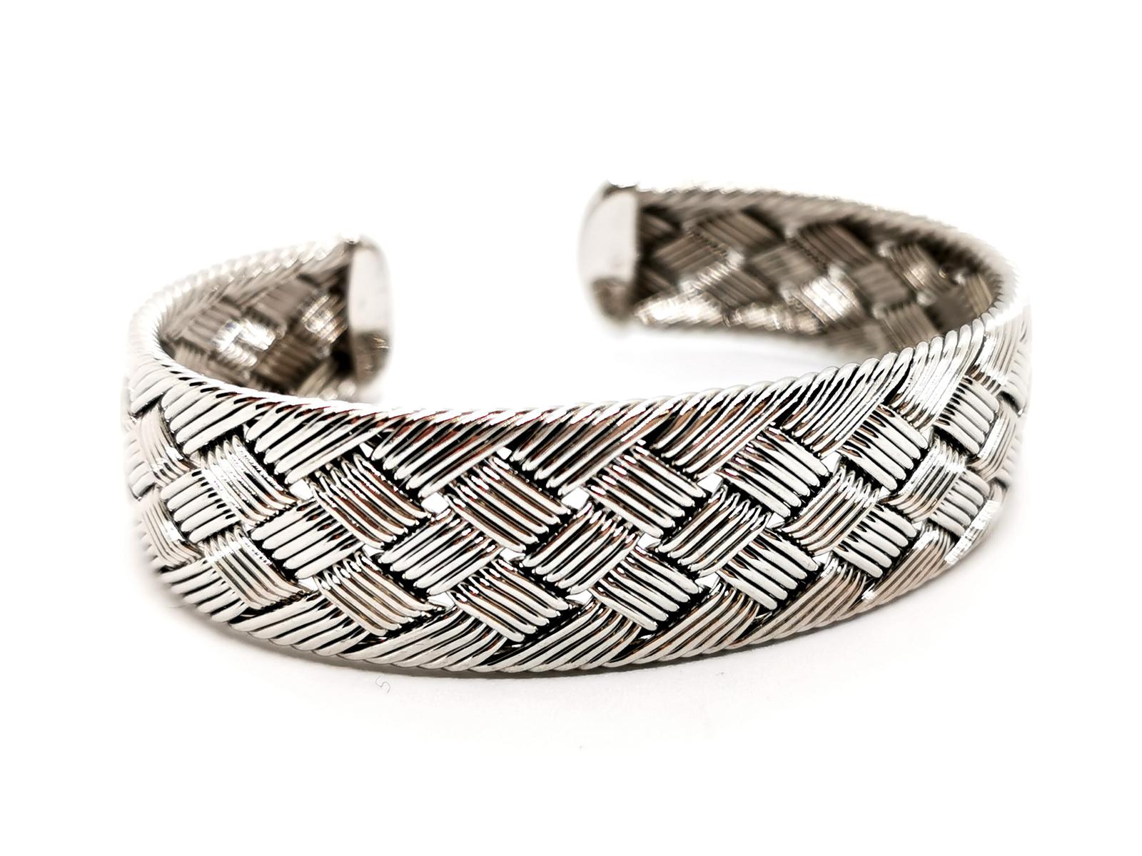 Hermès Bracelet Manchette  Or blanc