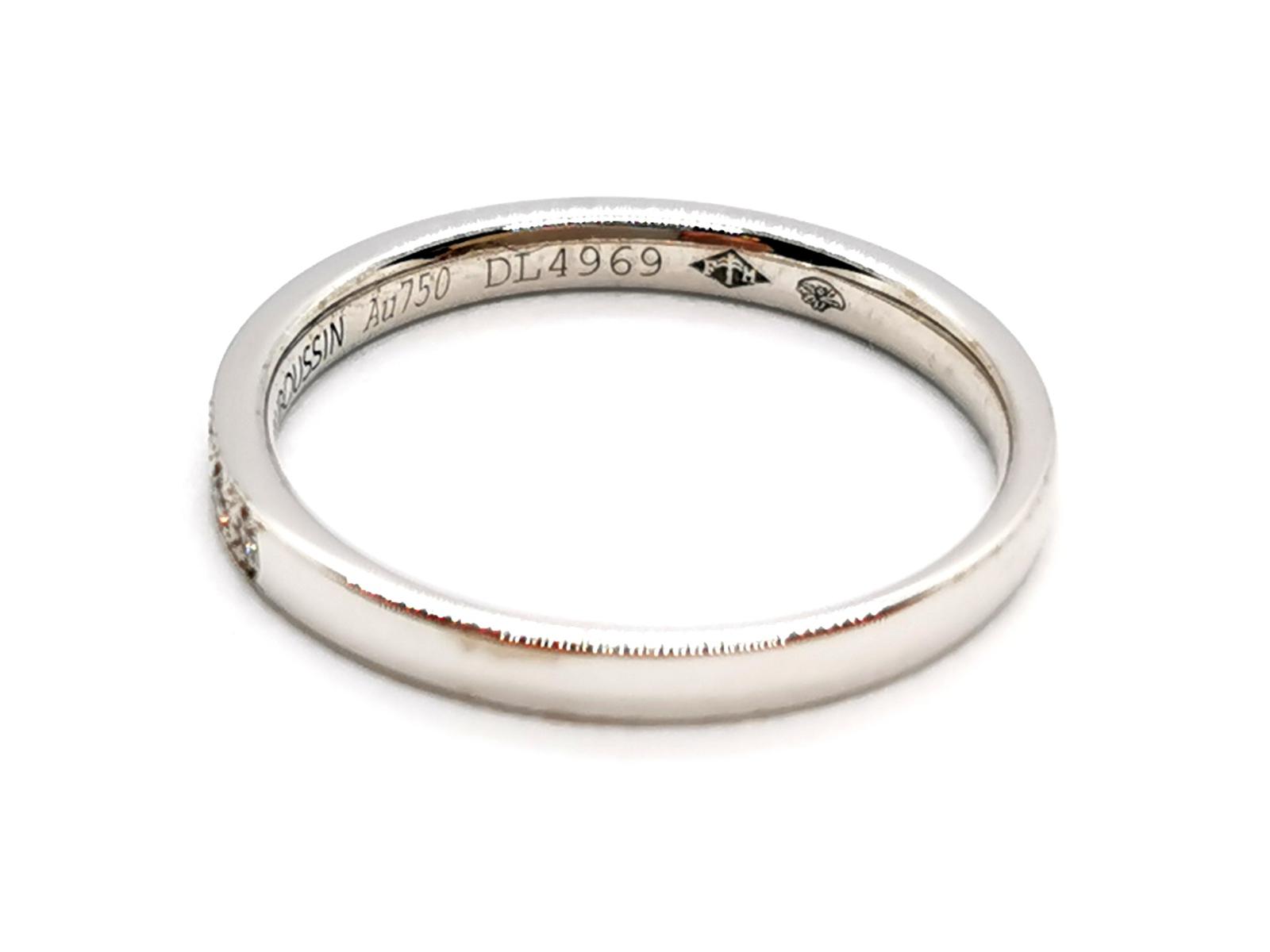 Mauboussin Half Alliance Ring Lovissime also White Gold Diamond