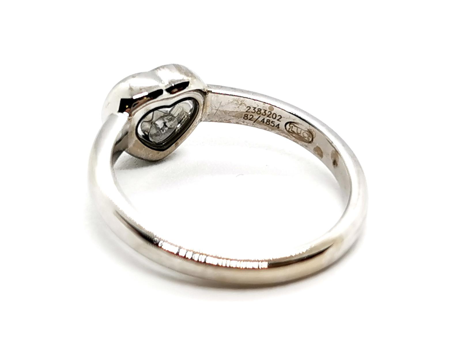 Chopard Happy Diamonds Heart Ring White Gold Diamond