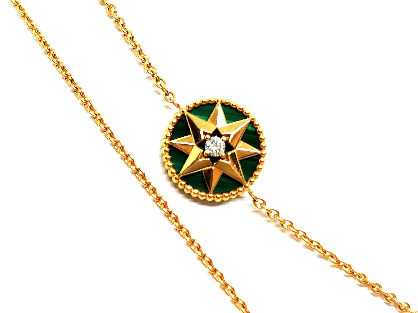 Dior Rose des vents necklace Yellow gold Diamond