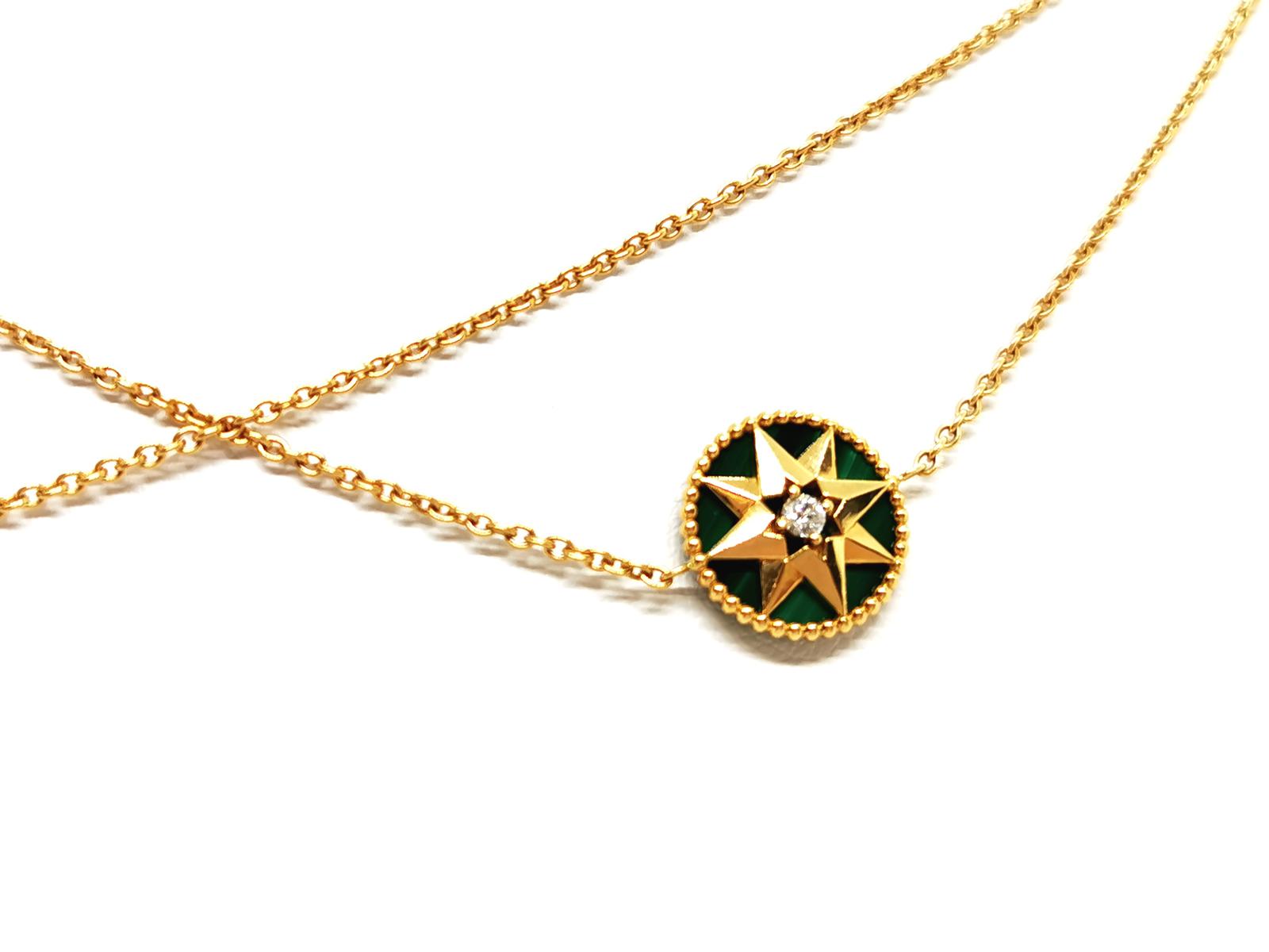 Dior Rose des vents necklace Yellow gold Diamond