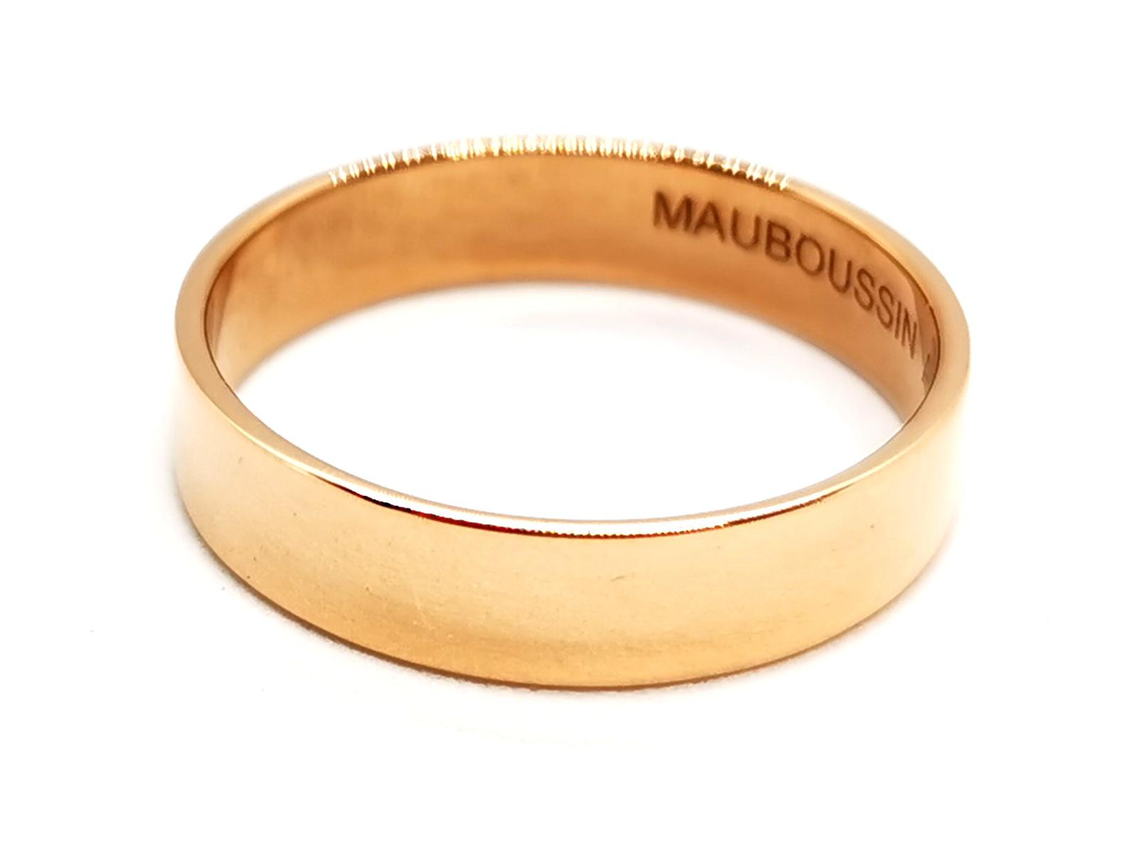 Mauboussin Wedding Ring Ribbon of Happiness My Love Rose Gold